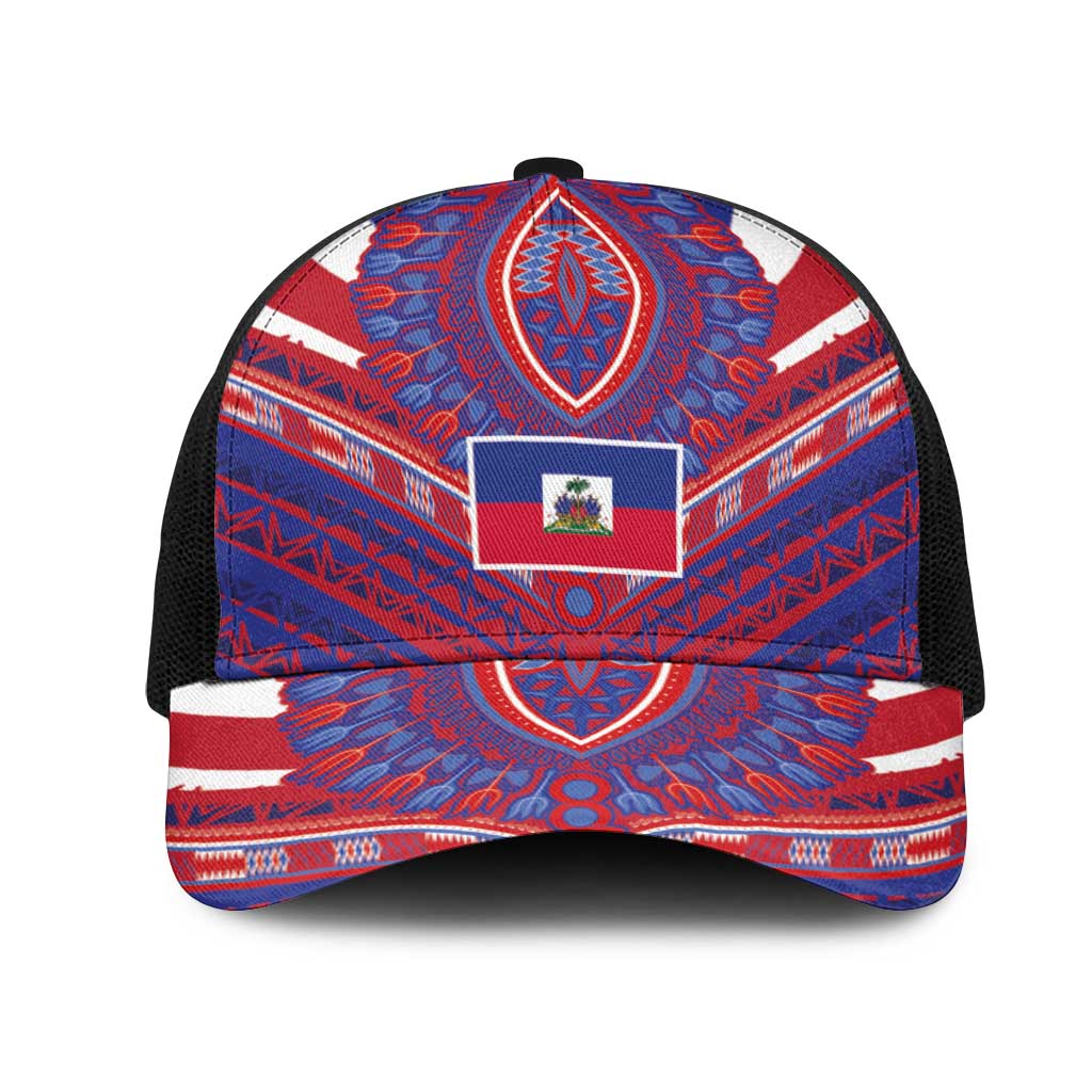 Haiti National Football Baseball Net Cap Dashiki Sporty Style - African Pride