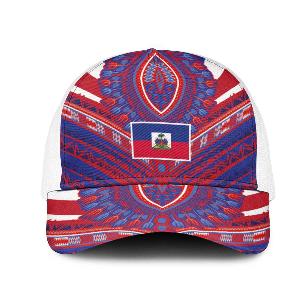 Haiti National Football Baseball Net Cap Dashiki Sporty Style - African Pride