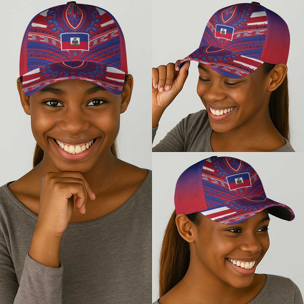 Haiti National Football Classic Cap Dashiki Sporty Style - African Pride