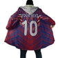 Custom Haiti National Football Cloak Dashiki Sporty Style - African Pride