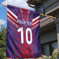 Custom Haiti National Football Garden Flag Dashiki Sporty Style - African Pride