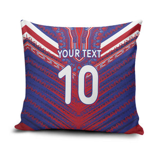 Custom Haiti National Football Pillow Cover Dashiki Sporty Style - African Pride