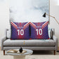 Custom Haiti National Football Pillow Cover Dashiki Sporty Style - African Pride