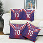 Custom Haiti National Football Pillow Cover Dashiki Sporty Style - African Pride