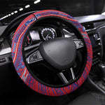 Haiti National Football Steering Wheel Cover Dashiki Sporty Style - African Pride