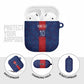 Custom Haiti National Football AirPods Case Haiti Emblems Motif - African Pride