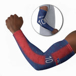 Custom Haiti National Football Arm Sleeves Haiti Emblems Motif - African Pride