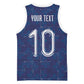Custom Haiti National Football Basketball Jersey Haiti Emblems Motif - African Pride