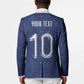 Custom Haiti National Football Blazer Haiti Emblems Motif - African Pride