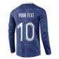 Custom Haiti National Football Button Sweatshirt Haiti Emblems Motif