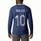 Custom Haiti National Football Button Sweatshirt Haiti Emblems Motif