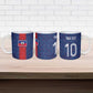 Custom Haiti National Football Ceramic Mug Haiti Emblems Motif - African Pride