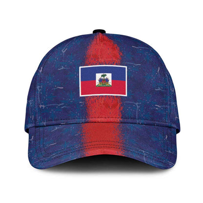Haiti National Football Classic Cap Haiti Emblems Motif - African Pride