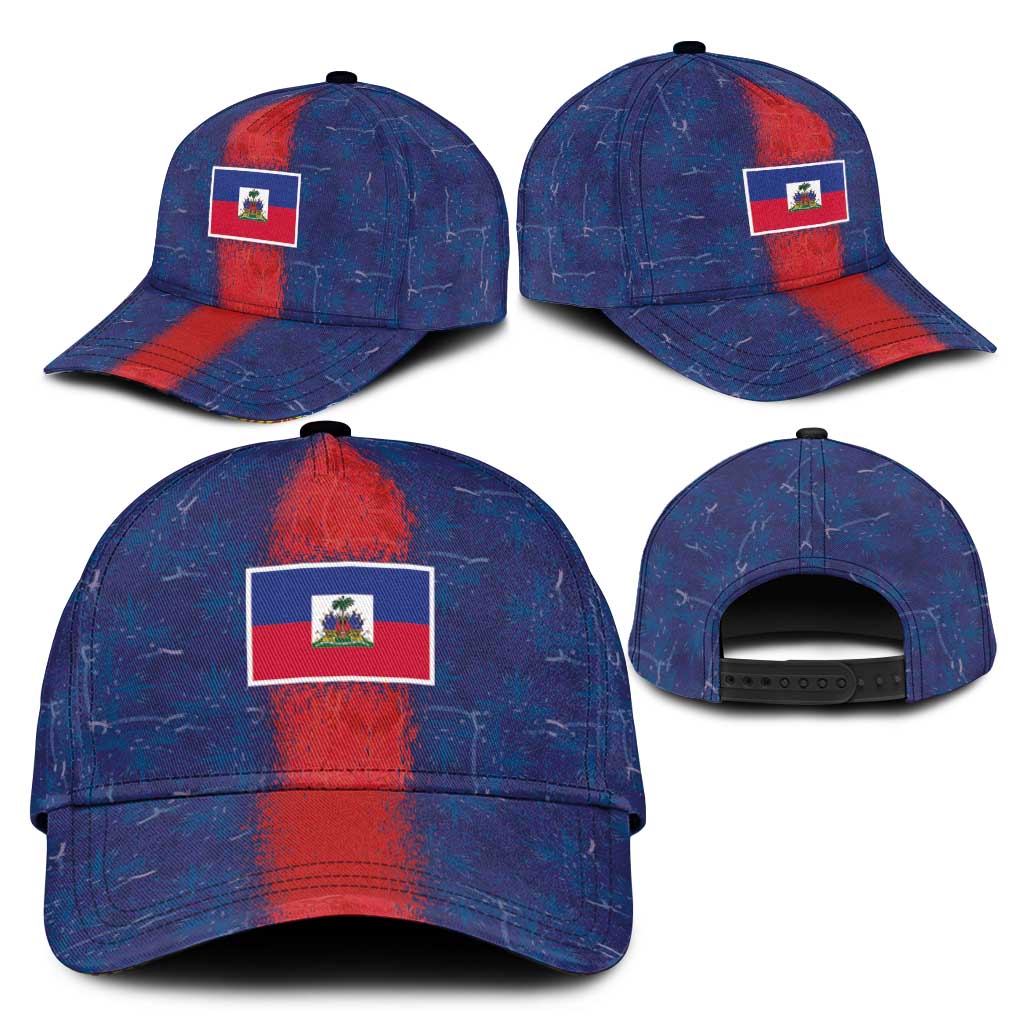 Haiti National Football Classic Cap Haiti Emblems Motif - African Pride