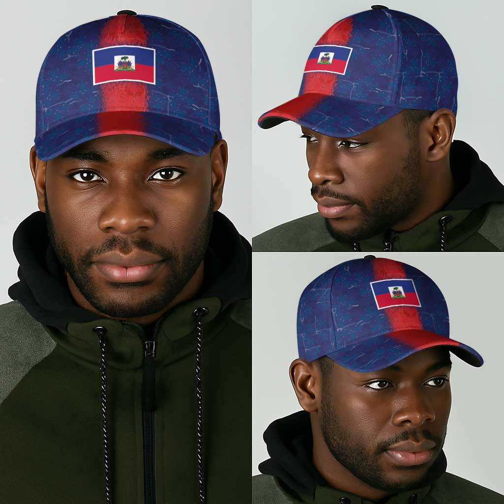 Haiti National Football Classic Cap Haiti Emblems Motif - African Pride