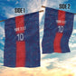 Custom Haiti National Football Garden Flag Haiti Emblems Motif - African Pride