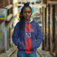 Custom Haiti National Football Hoodie Haiti Emblems Motif - African Pride