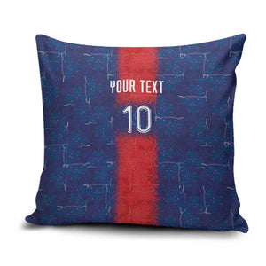 Custom Haiti National Football Pillow Cover Haiti Emblems Motif - African Pride