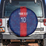 Custom Haiti National Football Spare Tire Cover Haiti Emblems Motif - African Pride