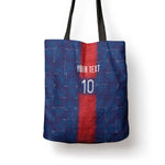 Custom Haiti National Football Tote Bag Haiti Emblems Motif - African Pride