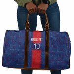 Custom Haiti National Football Travel Bag Haiti Emblems Motif - African Pride