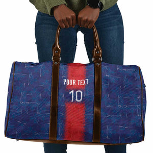 Custom Haiti National Football Travel Bag Haiti Emblems Motif - African Pride
