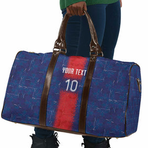 Custom Haiti National Football Travel Bag Haiti Emblems Motif - African Pride