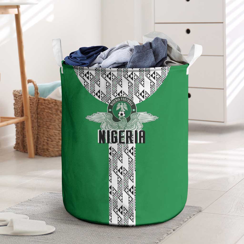 Nigeria National Football Laundry Basket Inspired Retro Style - African Pride