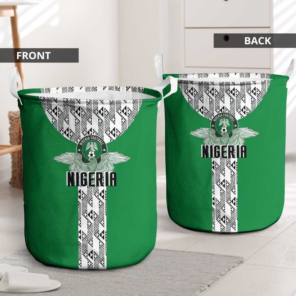 Nigeria National Football Laundry Basket Inspired Retro Style - African Pride