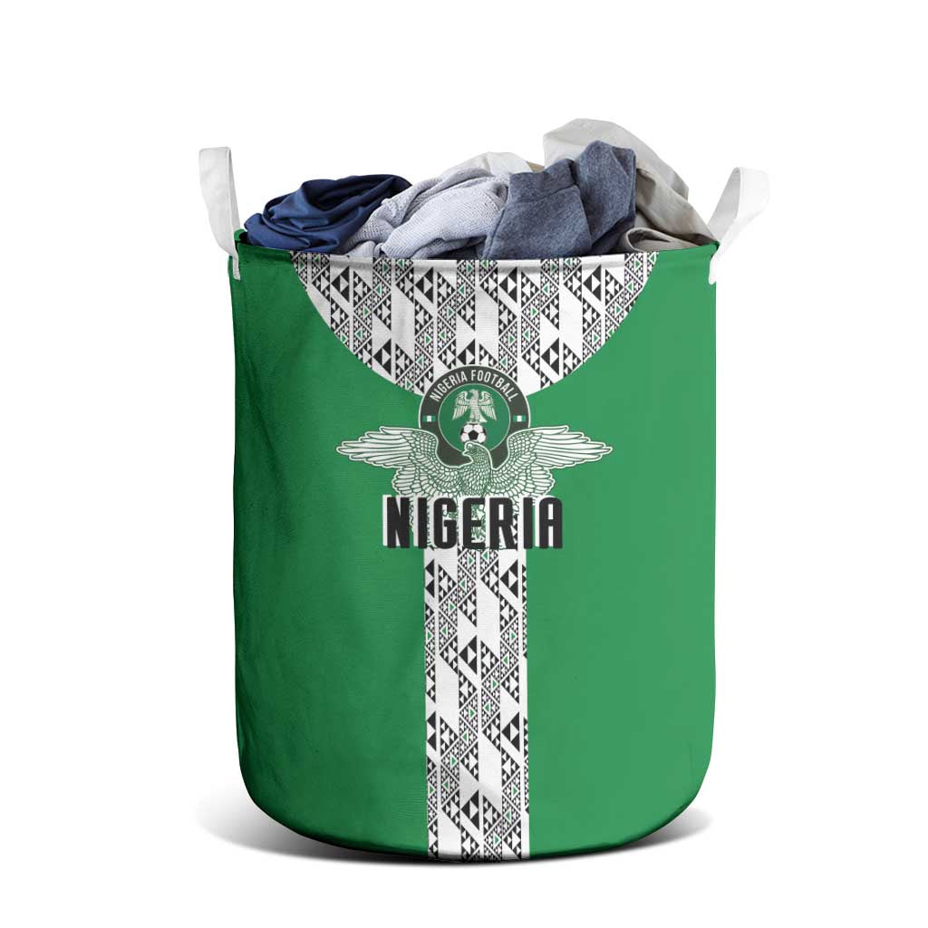 Nigeria National Football Laundry Basket Inspired Retro Style - African Pride