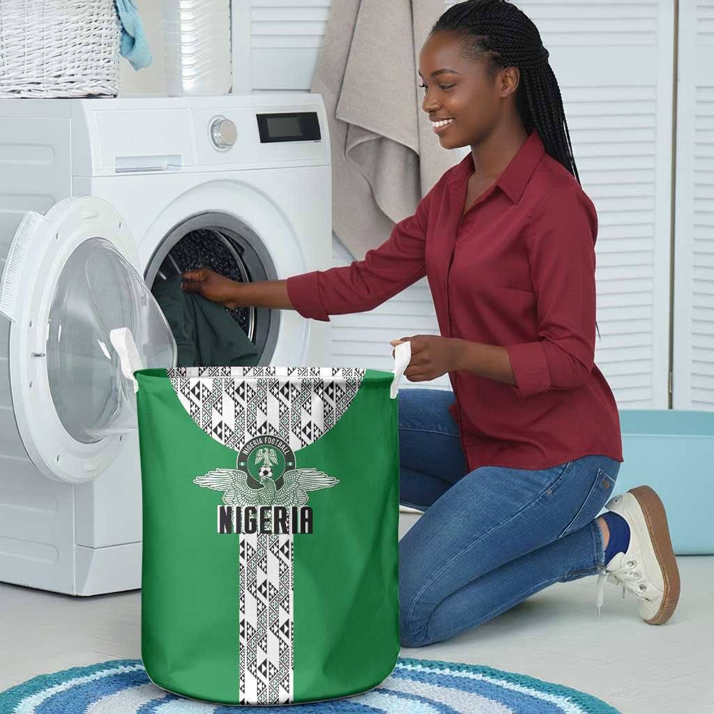 Nigeria National Football Laundry Basket Inspired Retro Style - African Pride