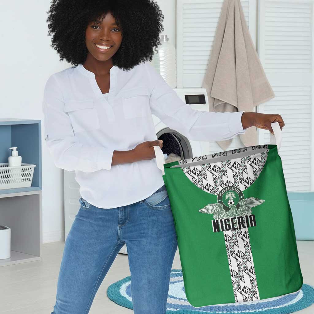 Nigeria National Football Laundry Basket Inspired Retro Style - African Pride