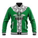 Custom Nigeria National Football Baseball Jacket Inspired Retro Style - African Pride