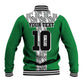 Custom Nigeria National Football Baseball Jacket Inspired Retro Style - African Pride