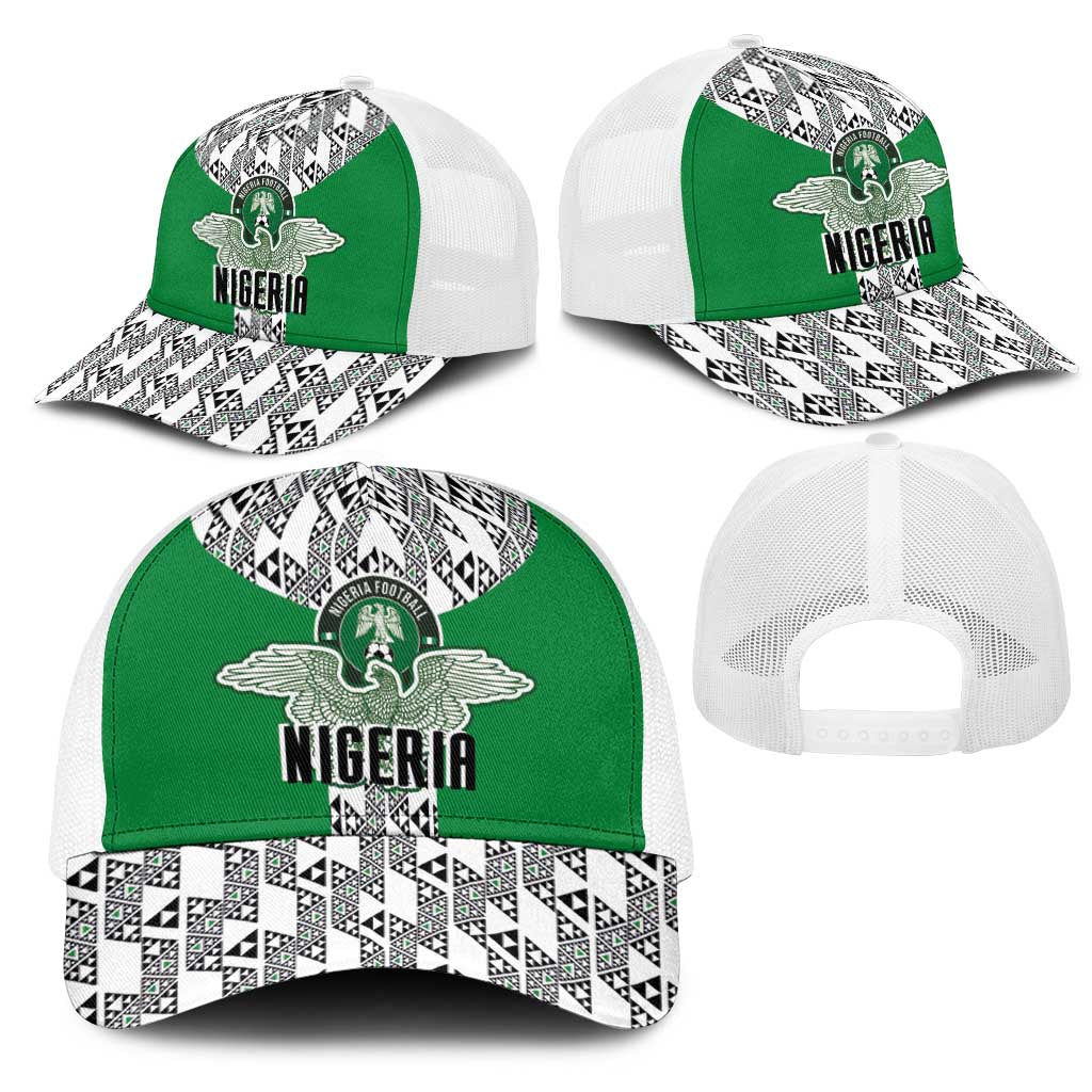 Nigeria National Football Baseball Net Cap Inspired Retro Style - African Pride