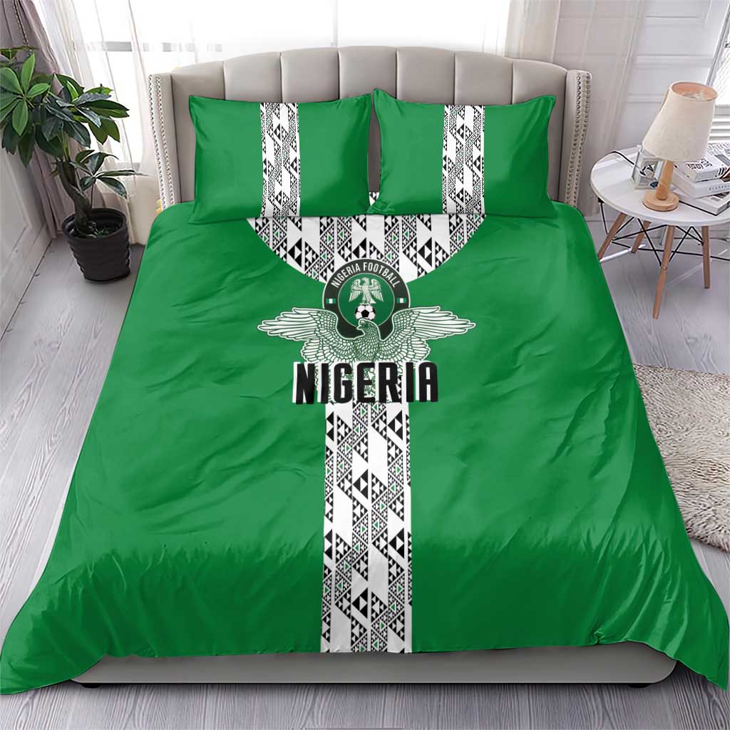 Nigeria National Football Bedding Set Inspired Retro Style - African Pride