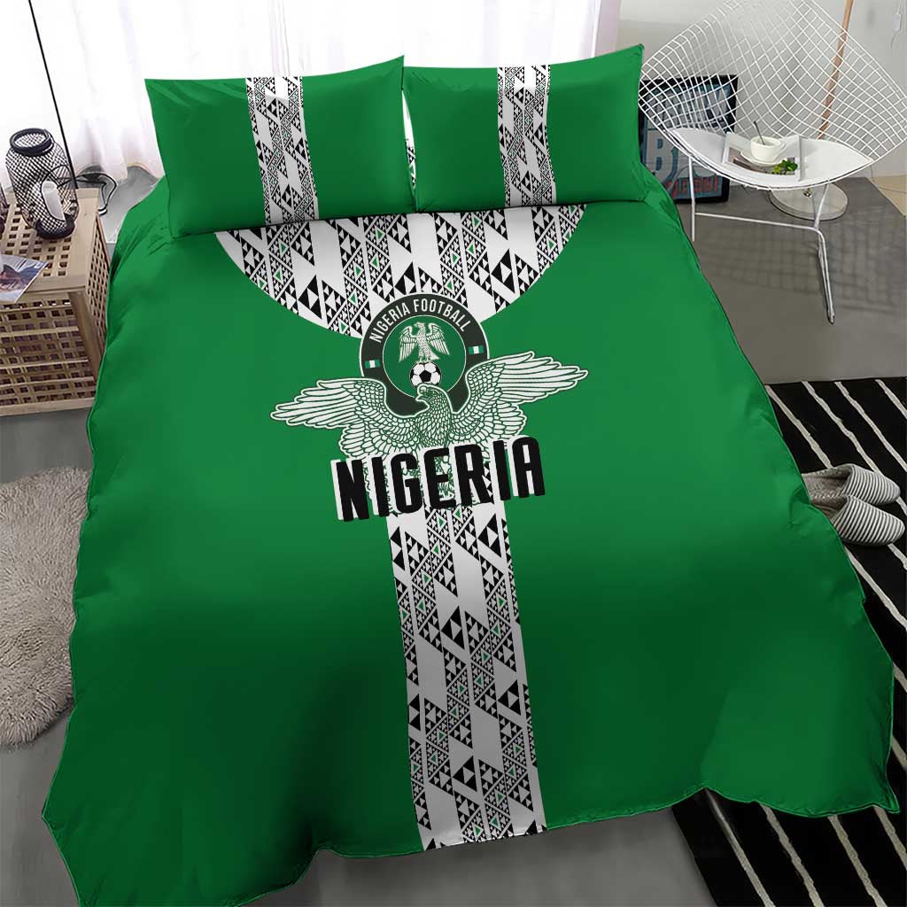 Nigeria National Football Bedding Set Inspired Retro Style - African Pride