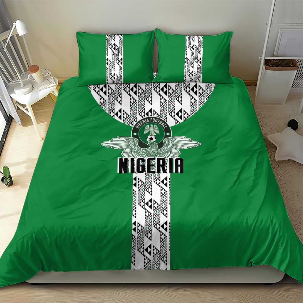 Nigeria National Football Bedding Set Inspired Retro Style - African Pride