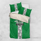 Nigeria National Football Bedding Set Inspired Retro Style - African Pride