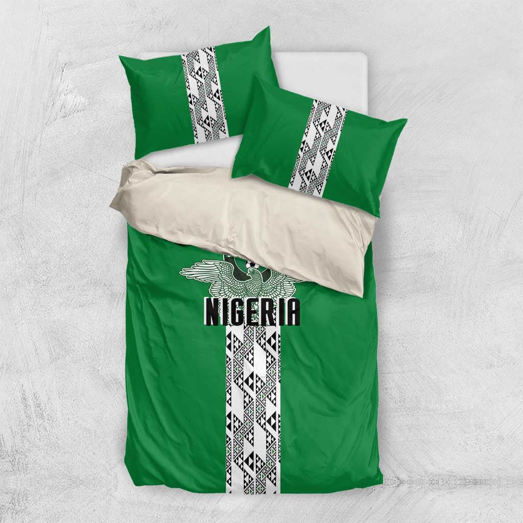 Nigeria National Football Bedding Set Inspired Retro Style - African Pride