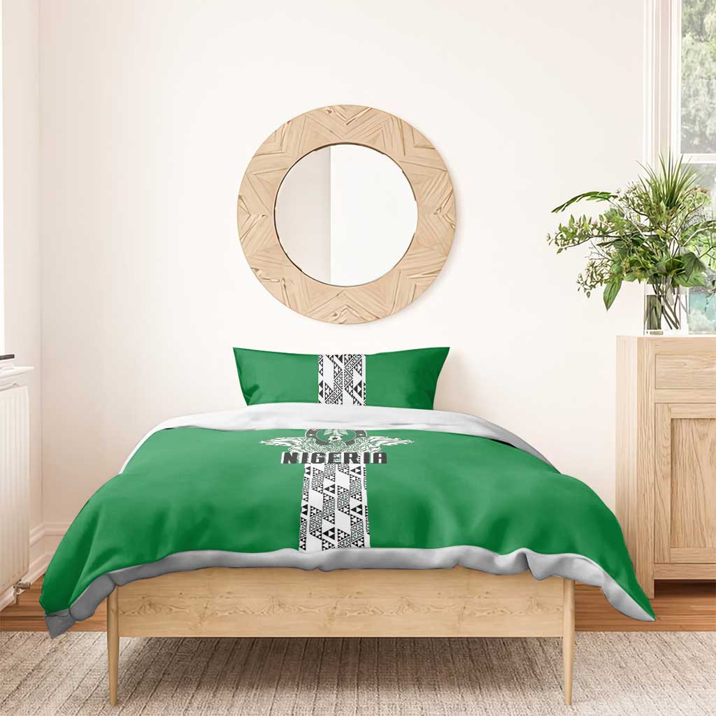 Nigeria National Football Bedding Set Inspired Retro Style - African Pride