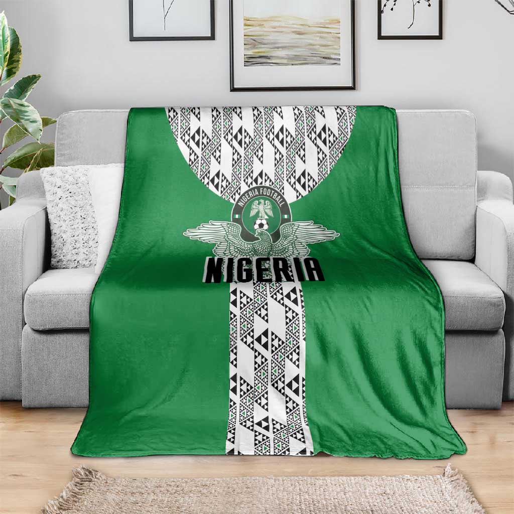 Nigeria National Football Blanket Inspired Retro Style - African Pride