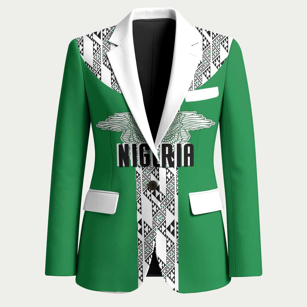Custom Nigeria National Football Blazer Inspired Retro Style - African Pride
