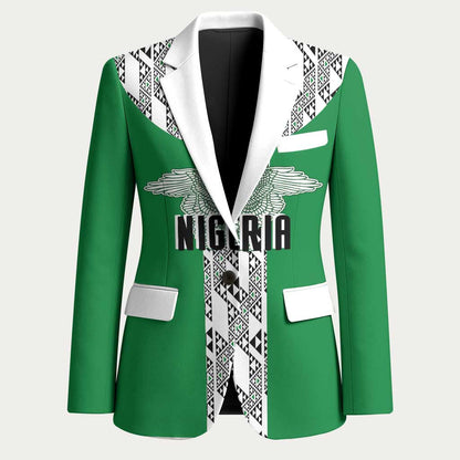 Custom Nigeria National Football Blazer Inspired Retro Style - African Pride