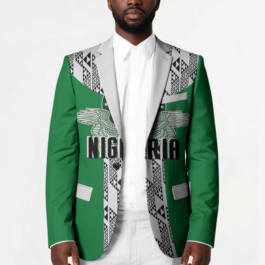 Custom Nigeria National Football Blazer Inspired Retro Style - African Pride