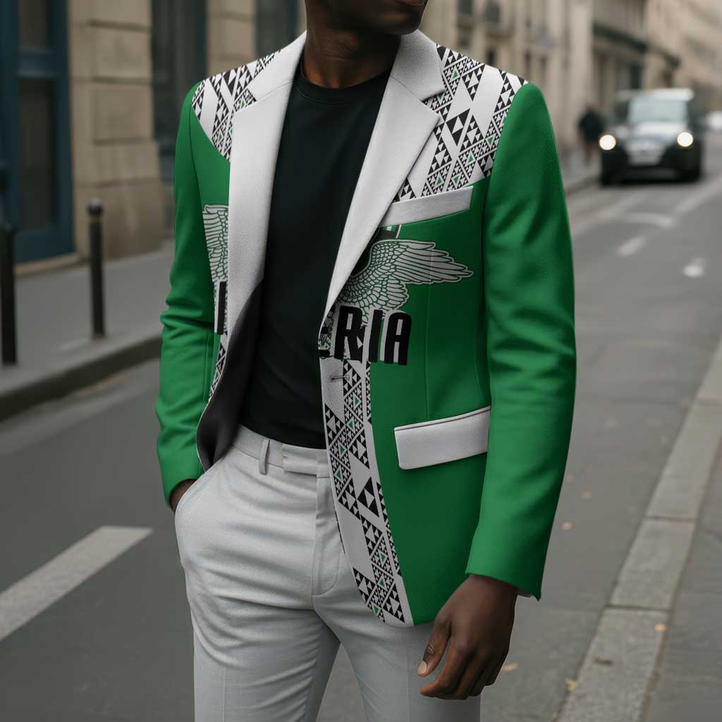 Custom Nigeria National Football Blazer Inspired Retro Style - African Pride