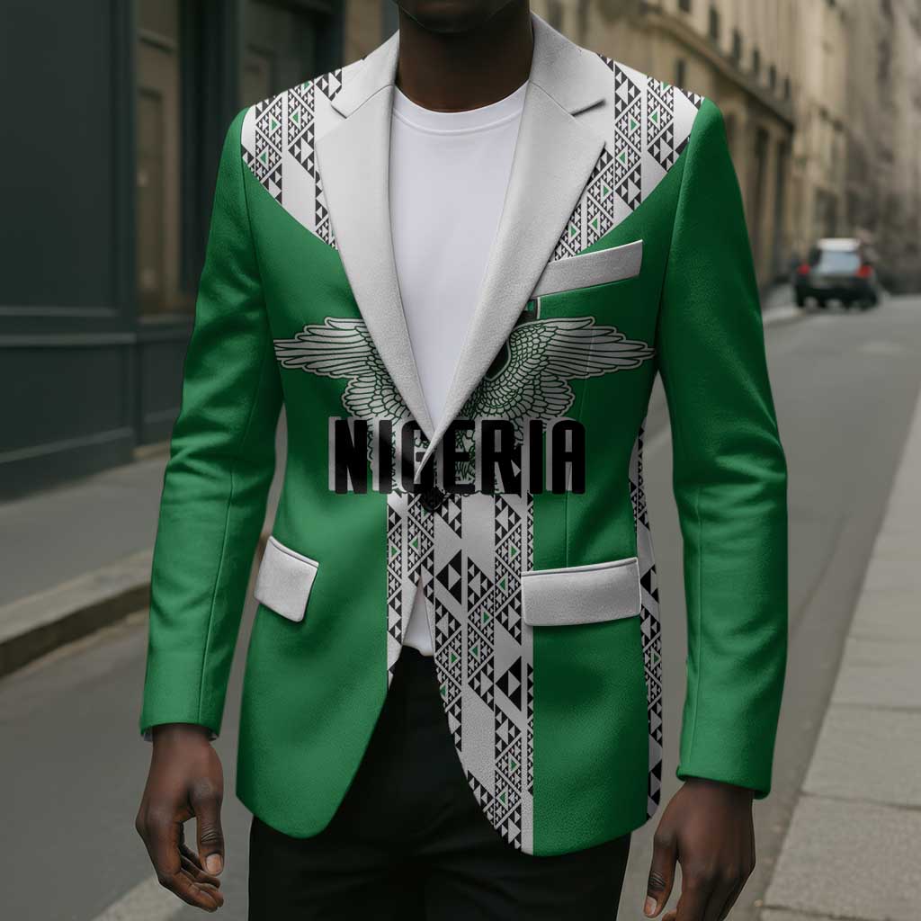 Custom Nigeria National Football Blazer Inspired Retro Style - African Pride