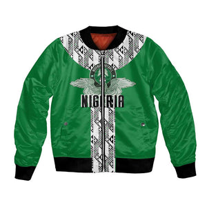 Custom Nigeria National Football Bomber Jacket Inspired Retro Style - African Pride