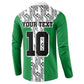 Custom Nigeria National Football Button Sweatshirt Inspired Retro Style