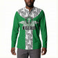 Custom Nigeria National Football Button Sweatshirt Inspired Retro Style